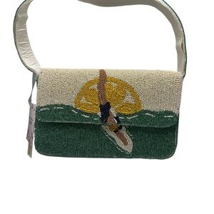 Beaded Surf Design Women's Bag